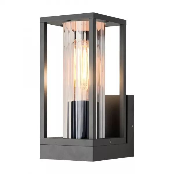 FANNY - APPLIQUE MUR EXT. IP44 IK04, NOIR, E27 60W MAX., LPE NON INCL.