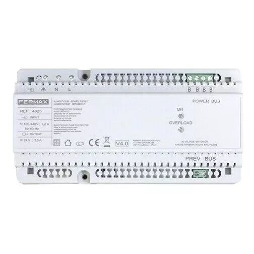 FERMAX-ALIMENTATION+FILTRE DIN10 24VDC-2.5A (4825)