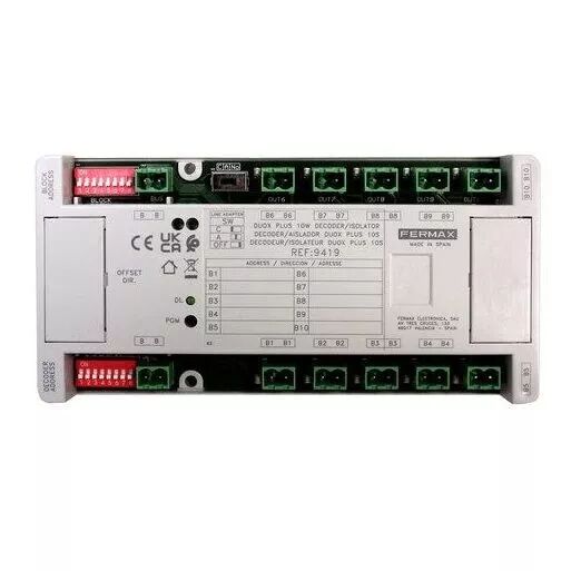 FERMAX-DECODER INTELLIGENT DUOX PLUS 10 SORTIES (9419)