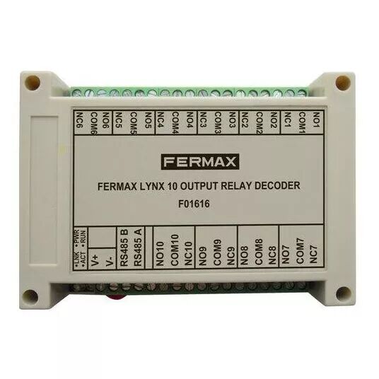 FERMAX-DECODEUR RELAIS LYNX IP 10 SORTIES (1616)