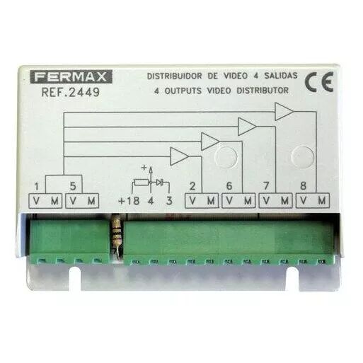FERMAX-DISTRIBUTEUR VID�O VDS 4 SORTIES (2449)