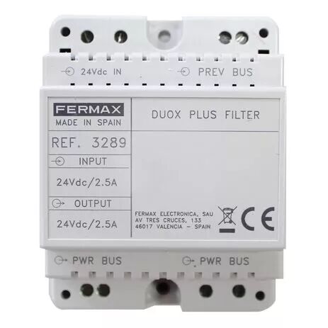 FERMAX-FILTRE DUOX PLUS 24VDC (3289)