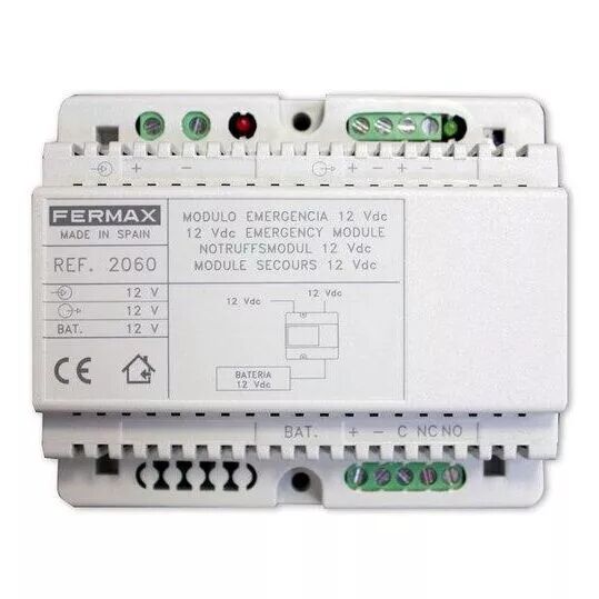 FERMAX-MODULE DE SECOURS 12VDC (DIN6) (2060)