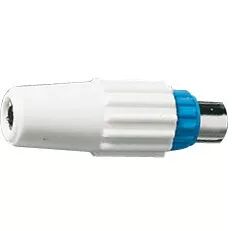 FICHE M�LE TV COAXIALE CEE BLEU