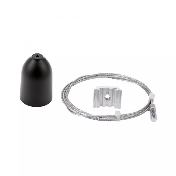 FILIN DE SUSPENSION 1,5M GBS 33 POUR RAIL 1 ALL. 029 - NOIR