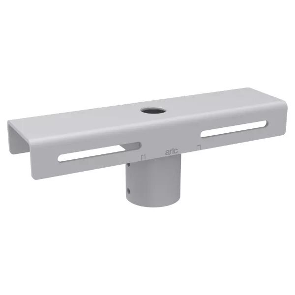 Fixation pour montage sur m�t pour 1 ou 2 projecteurs TWISTER 3 HP gris (50863)