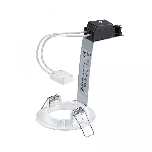 FIXO - 12 - ENCASTR� GU5,3, ROND, FIXE, BLANC, LPE NON INCL.