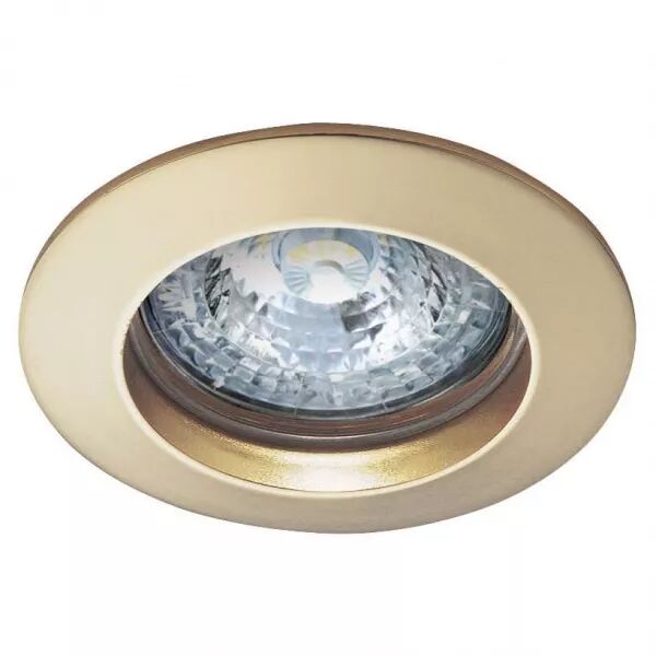 FIXO -12 - Encastr� GU5,3, rond, fixe, dor�, Lpe non incl. (4855)