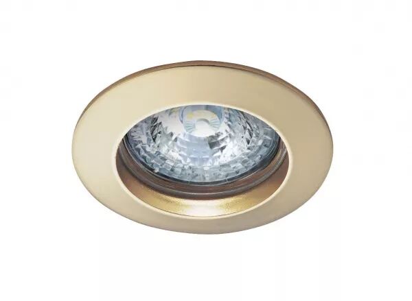FIXO -12 - ENCASTR� GU5,3, ROND, FIXE, DOR�, LPE NON INCL.