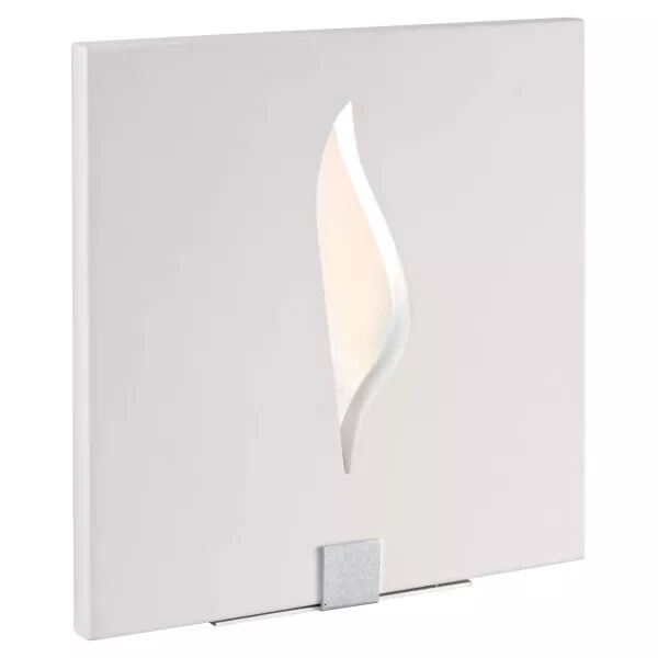 FLAMME - Applique Mur pl�tre, carr�, blanc, LED int�g. 3X1,2W 3000K 220lm (3025)