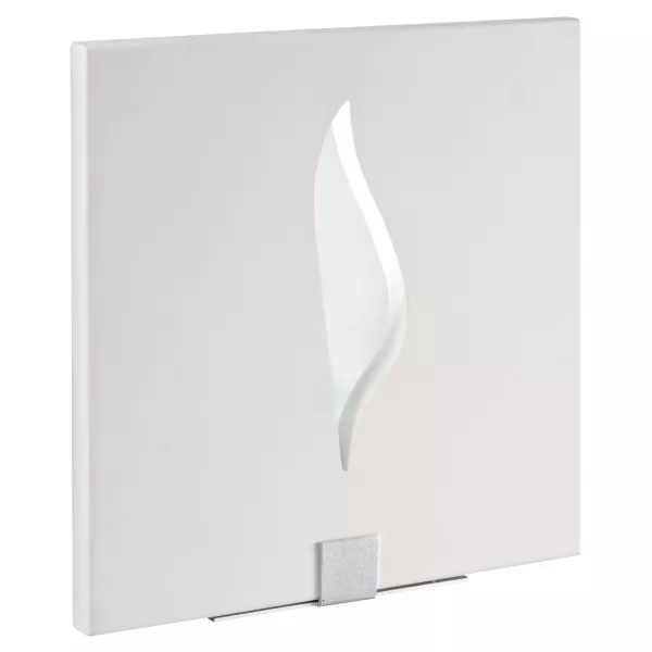 FLAMME - Applique Mur pl�tre 2G7 2X9W max., carr�, blanc,  Lpe non incl. (3026)
