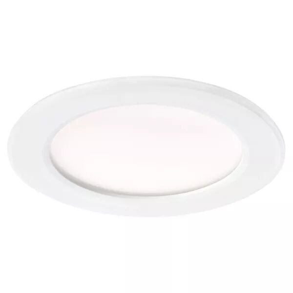 FLAT-ISO-Downlight IP20/65 recouvr., fixe, blanc, LED 13W 1350lm 3000/4000K(CCT) (50701)