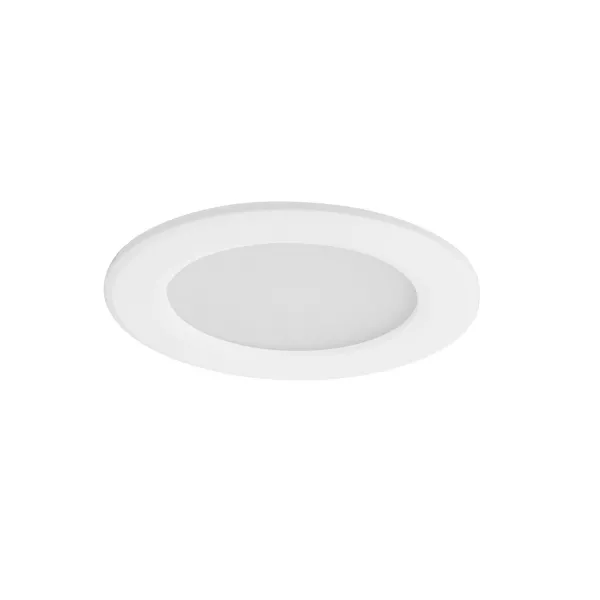 FLAT-ISO-Downlight IP20/65 recouvr., fixe, blanc, LED 8W 860lm 3000/4000K(CCT) (50918)