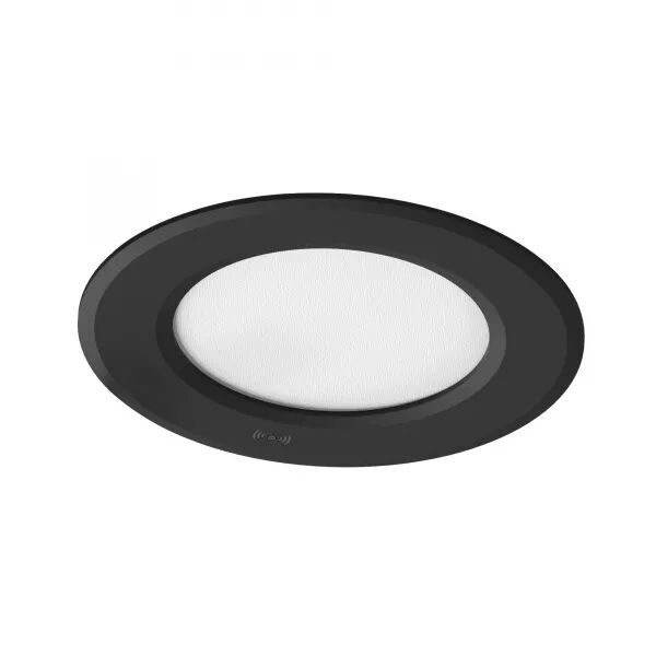 FLAT-ISO SENSOR-DOWNLIGHT IP5X/65 RECOUVR. 8W 720LM 2700/3000/4000K(3-CCT) NOIR