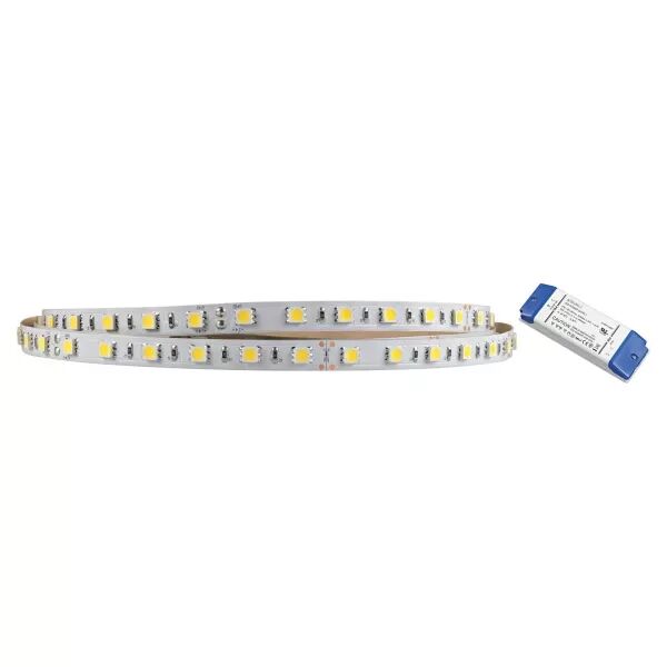 FLEXO-Ruban n/protg. IP20 24V 18W/m 65 LED/m 3000K 1350 lm/m, lg 3m, alim.incl. (55205)