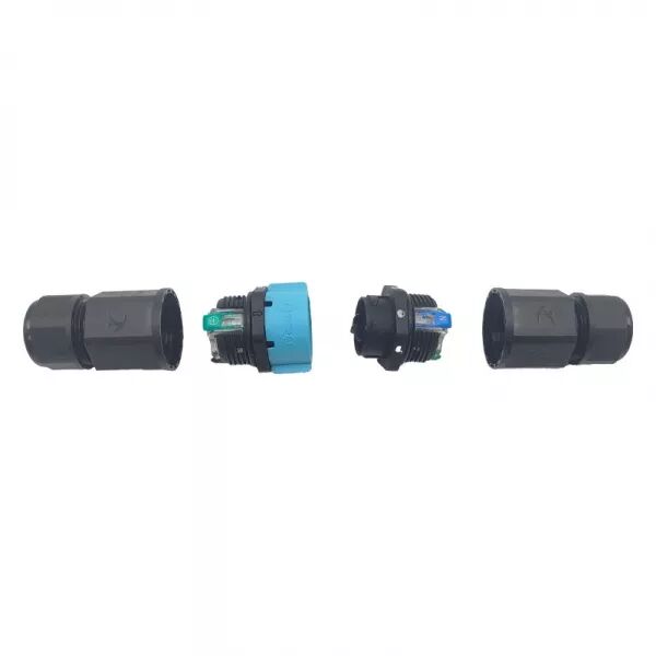 FLEXRAD CONNECTEUR NOIR DEBROCHABLE 3P IP68 A LEVIER