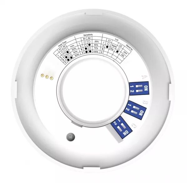 FLINT - ENC. IP65 6W 3CCT 560LM 50� RECOUVRABLE DIMMABLE AVEC SENSOR BLANC