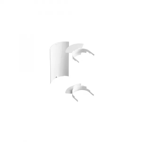 Fond d\'angle int�rieur VDI - Pour goulottes Logix Universel - PVC Blanc Artic