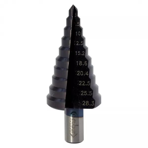 Foret �tag�s Polydiam, cotes �lectrique finition TiALN, ISO 16 � 32 (072017)