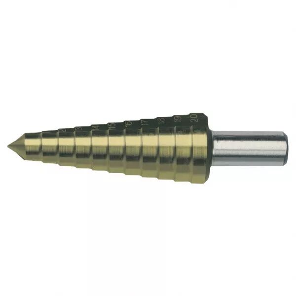 Foret �tag�s Polydiam, cotes m�triques � finition TIN 10 � 20 mm (052117)