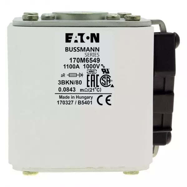 FUSE 1000A 1250V 2//3BKN/75 AR