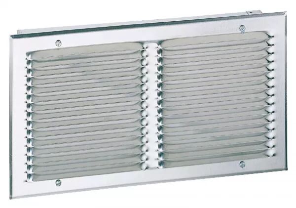 GAE10 400X200 - GRILLE EXT�RIEURE ALU PAS 10MM400X200
