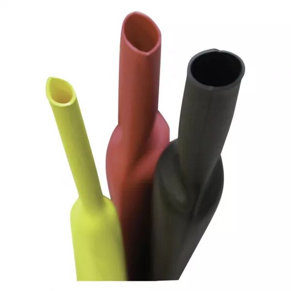 Gaine thermor�tractable, barre de 1 m, r�treint 2:1, diam. 12,7/6,4 mm, noir (234160)