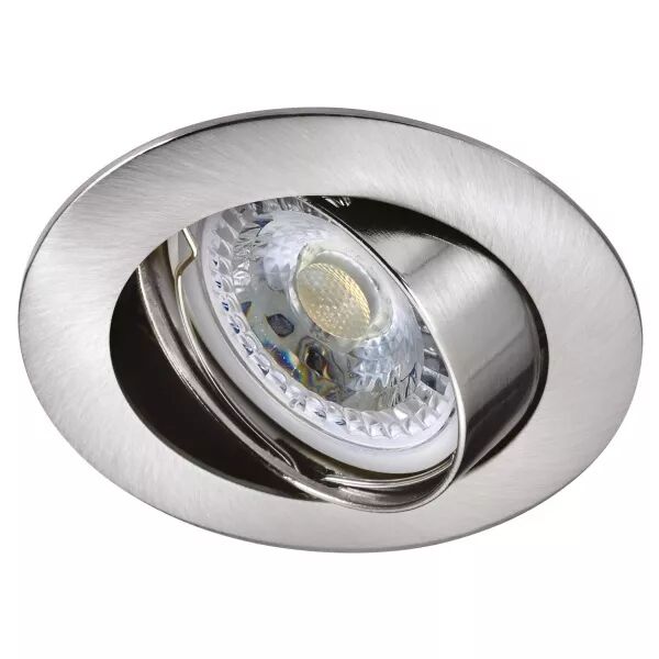 GALAXY - Encastr� GU10, rond, basc., nickel, a/lpe LED 7W 4000K 670lm incl. (51043)