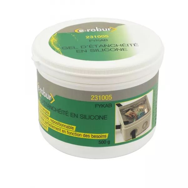 GEL SILICONE VISQUEUX ISOLANT R�ACCESSIBLE ET R�UTILISABLE. POT DE 1KG.