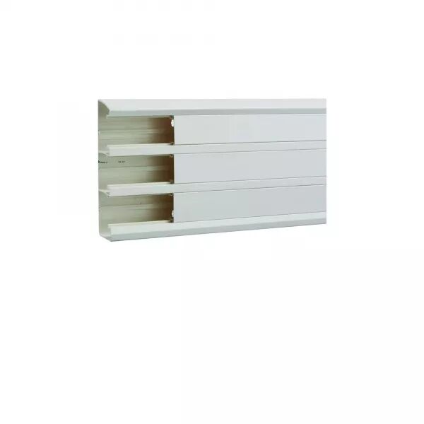 GOULOTTE D\'INSTALLATION GBD 50X190MM 3 COMPARTIMENTS PVC BLANC