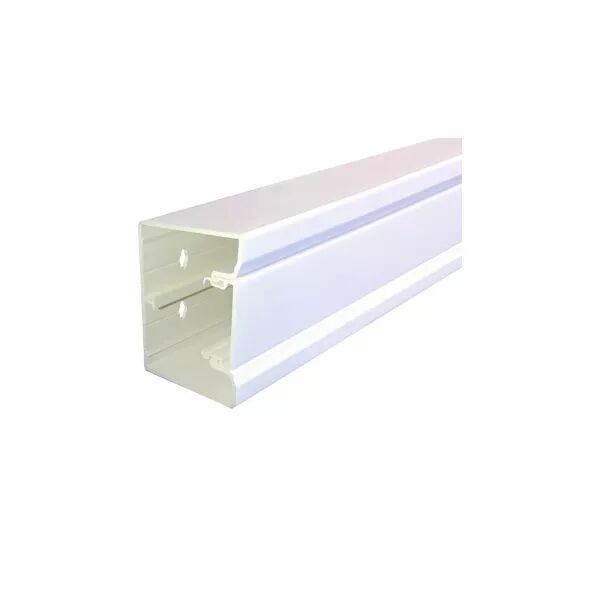 GOULOTTE D\'INSTALLATION GBD 50X85MM 1 COMPARTIMENT PVC BLANC