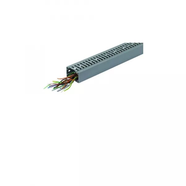 GOULOTTE DE C�BLAGE BA7A 25X40MM PVC GRIS PIERRE