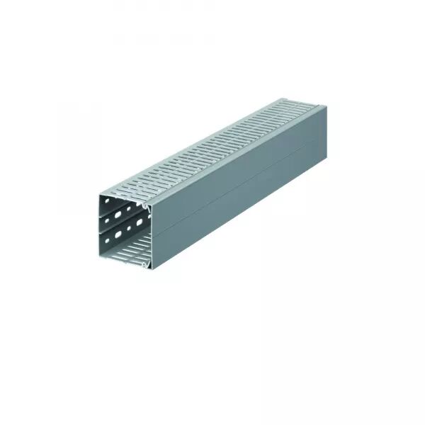 GOULOTTE DE C�BLAGE BA7A 80X80MM PVC GRIS PIERRE