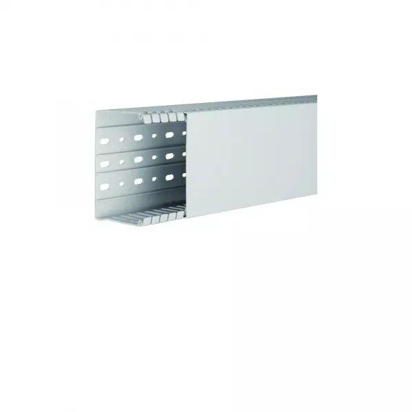 GOULOTTE DE C�BLAGE SANS HALOG�NE BEHA-SET 80X120MM PC-ABS GRIS CLAIR