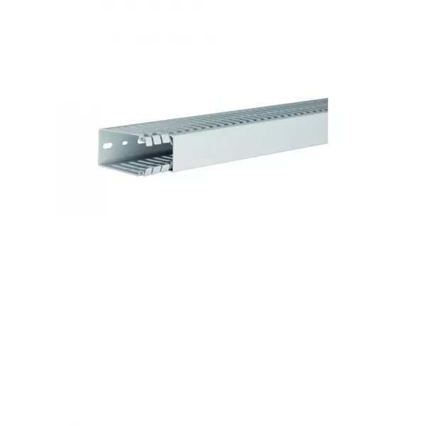 GOULOTTE DE C�BLAGE SANS HALOG�NE BEHA-SET 80X40MM PC-ABS GRIS CLAIR