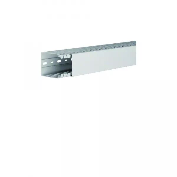 GOULOTTE DE C�BLAGE SANS HALOG�NE BEHA-SET 80X60MM, PC-ABS GRIS CLAIR