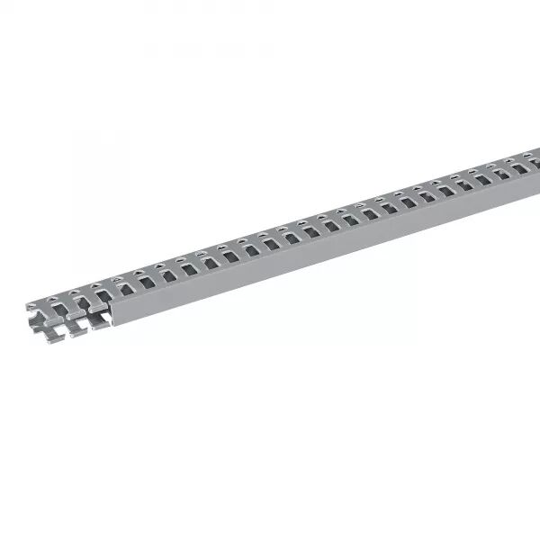 Goulotte de c�blage Segma - 15mmx25mm - Fond+couvercle - Longueur 2m - PVC gris