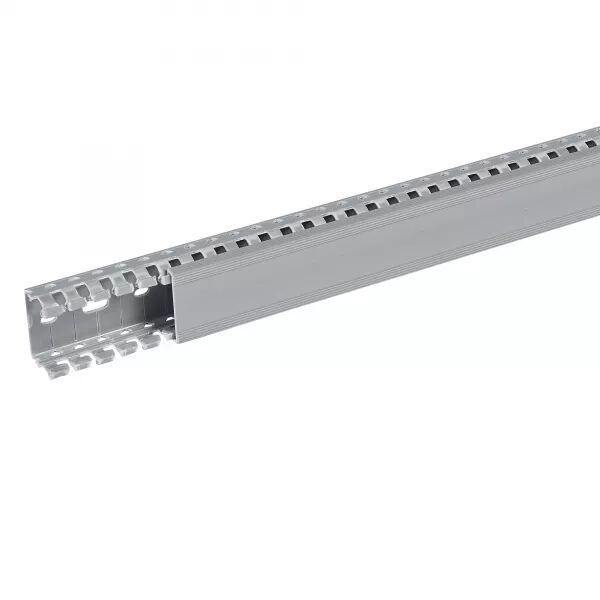 Goulotte de c�blage Segma - 40mmx25mm - Fond+couvercle - Longueur 2m - PVC gris