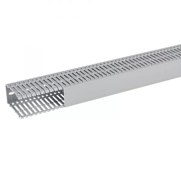Goulotte de c�blage Segma - 60mmx100mm - Fond+couvercle - Longueur 2m - PVC gris