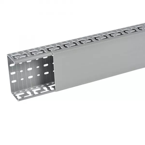Goulotte de c�blage Segma oblongue- 120mmx60mm- Fond+couvercle - Longueur 2m-PVC