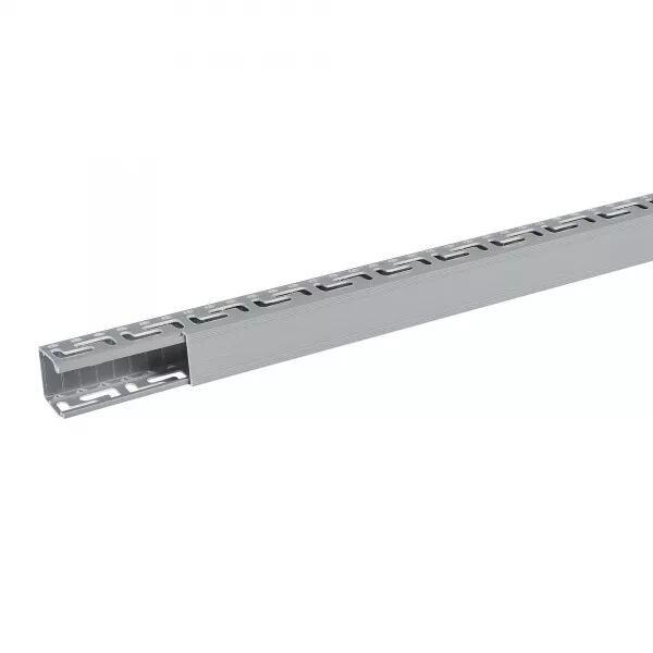 Goulotte de c�blage Segma oblongue- 40mmx40mm- Fond+couvercle - Longueur 2m -PVC