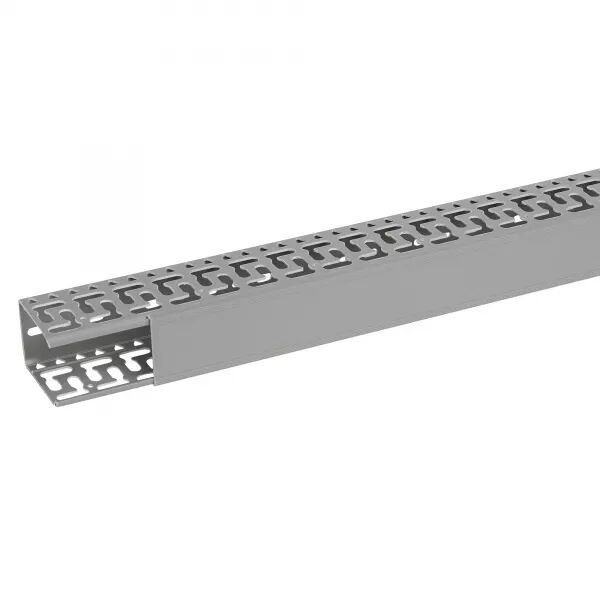 Goulotte de c�blage Segma oblongue- 60mmx80mm- Fond+couvercle - Longueur 2m -PVC