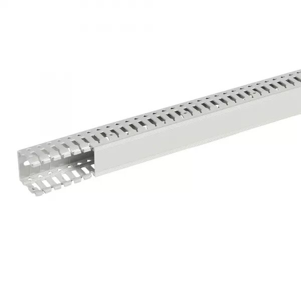 Goulotte de c�blage Segma sans halog�ne - 40x40mm - Fond+couvercle - Longueur 2m