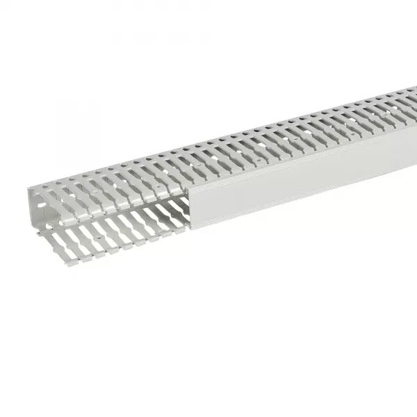 Goulotte de c�blage Segma sans halog�ne - 40x80mm - Fond+couvercle - Longueur 2m