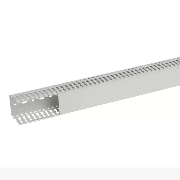 Goulotte de c�blage Segma sans halog�ne - 60x60mm - Fond+couvercle - Longueur 2m
