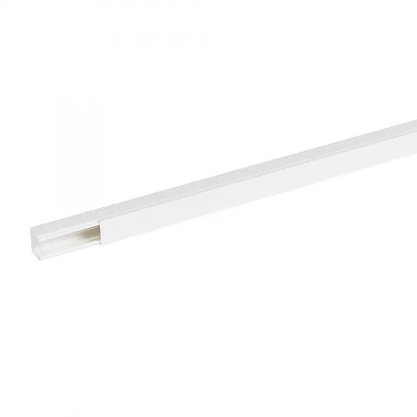 Goulotte distribution Viadis 25x25mm-Fond+couvercle-1 compart-Longueur 2m-Blanc