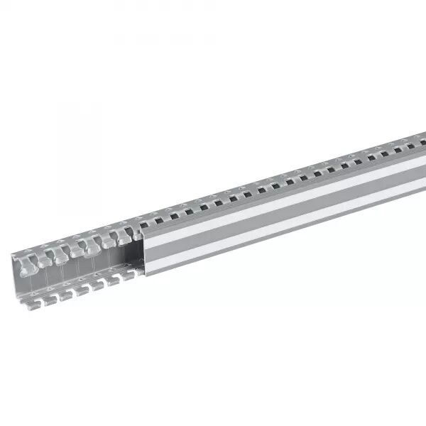 GOULOTTE LINA 25 40X25MM PVC GRIS RAL7030 - LONGUEUR 2M