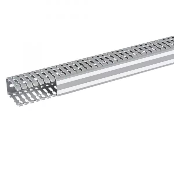 GOULOTTE LINA 25 40X60MM PVC GRIS RAL7030 - LONGUEUR 2M