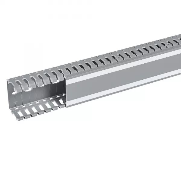 GOULOTTE LINA 25 60X40MM PVC GRIS RAL7030 - LONGUEUR 2M