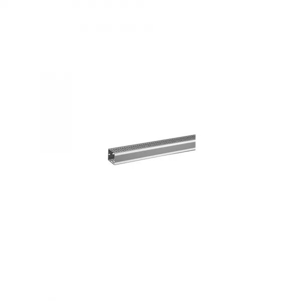 GOULOTTE LINA 25 60X80MM PVC GRIS RAL7030 - LONGUEUR 2M